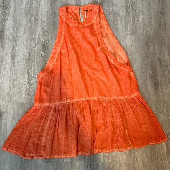 Free People Breathless Moments Sleeveless TunicTop Sz XS - Picture 2 of 8